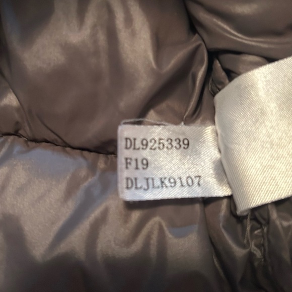 Dkny Women's Packable Puffer Jacket Gray Size Small - Picture 10 of 10